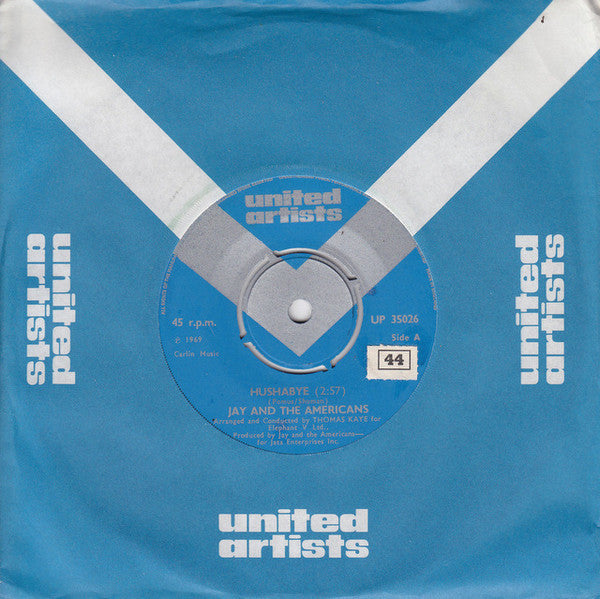 Jay & The Americans : Hushabye (7", Single)