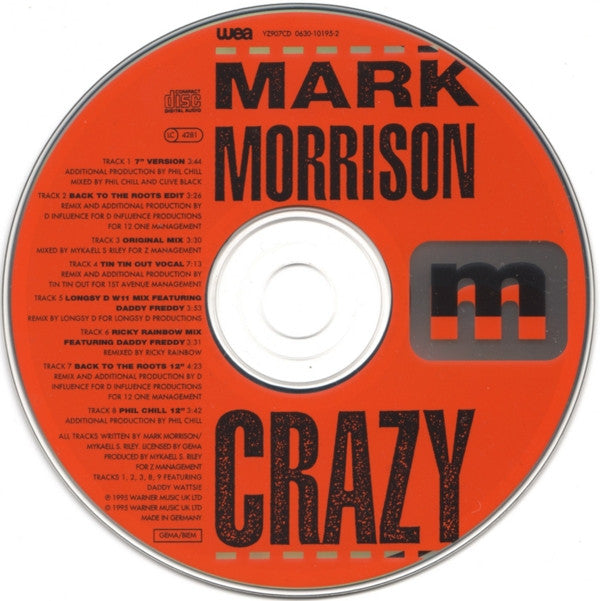 Mark Morrison : Crazy (CD, Single)
