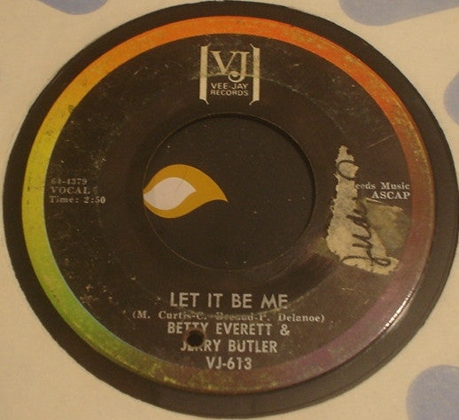 Betty Everett & Jerry Butler : Let It Be Me (7", Single)