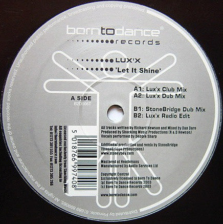 Lux'x : Let It Shine (12")