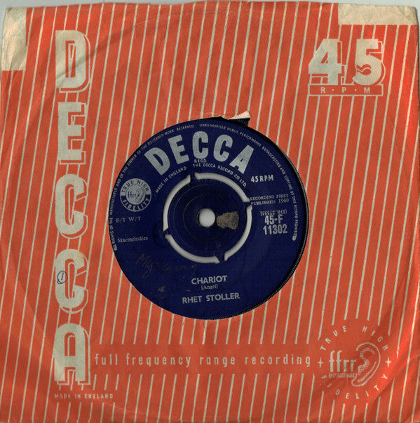 Rhet Stoller : Chariot (7", Single)