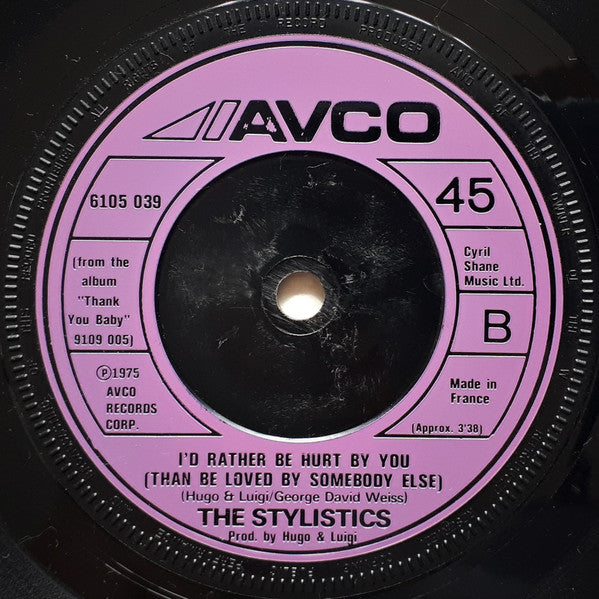 The Stylistics : Can't Give You Anything (But My Love) (7", Single, Fre)