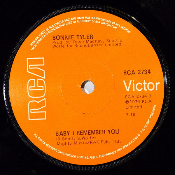 Bonnie Tyler : Lost In France (7", Single)
