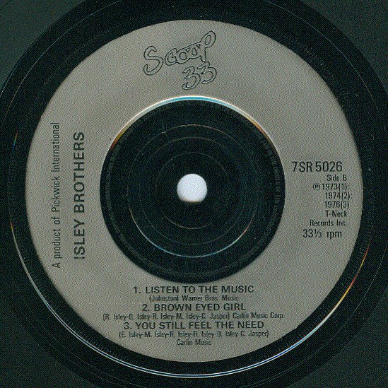 The Isley Brothers : The Isley Brothers (7", Album, Comp)