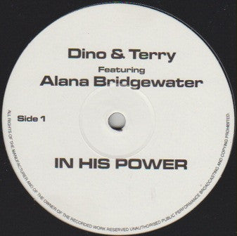 Dino & Terry : In His Power / Ride The Storm (12", Unofficial)