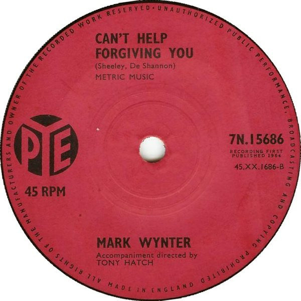Mark Wynter : Love Hurts (7", Single)