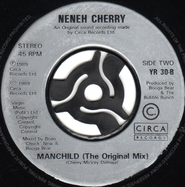 Neneh Cherry : Manchild (7", Single, Inj)