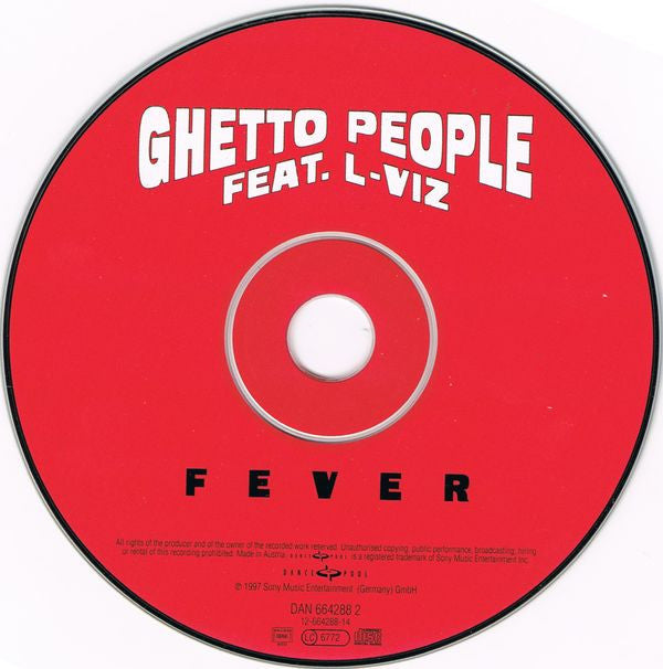 Ghetto People Feat. L-Viz : Fever (CD, Maxi)