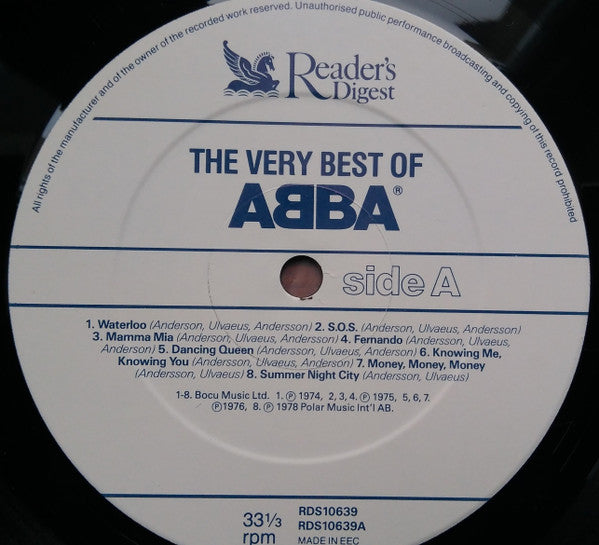ABBA : The Very Best Of ABBA (LP, Comp)