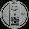 Sharon Dee Clarke : He's Coming Back (12", Promo)