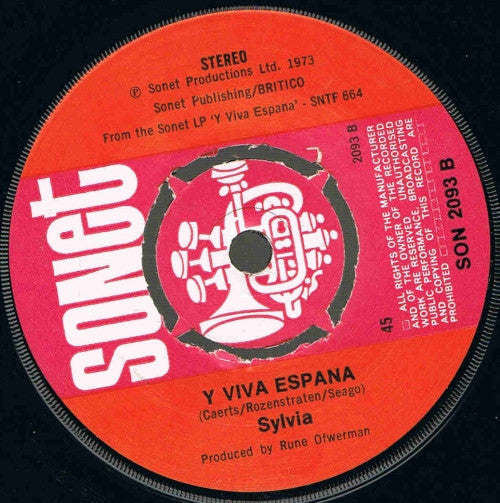 Sylvia Vrethammar : Hasta La Vista (7", Single, Pus)