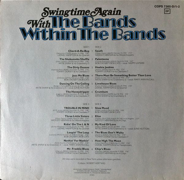 Various : The Bands Within The Bands (2xLP, Comp, Gat)