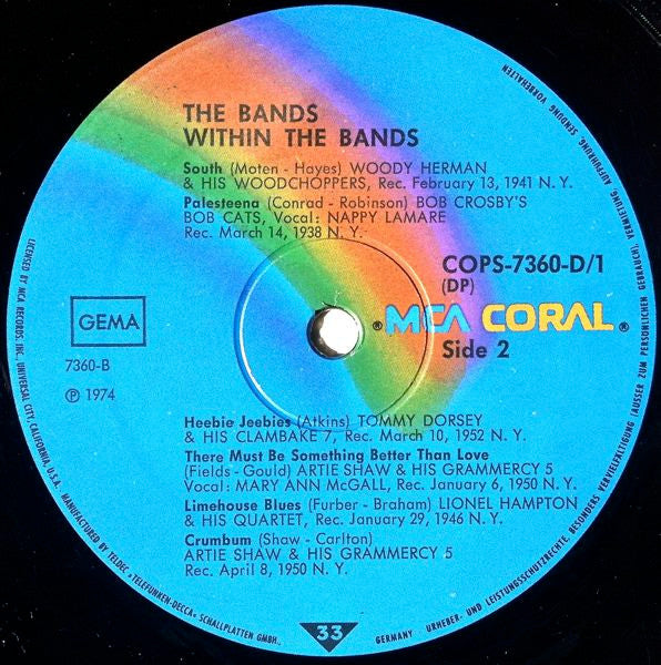 Various : The Bands Within The Bands (2xLP, Comp, Gat)