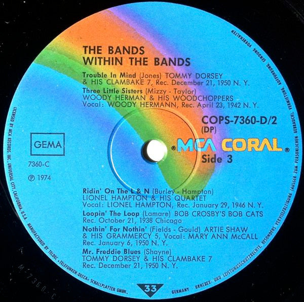 Various : The Bands Within The Bands (2xLP, Comp, Gat)