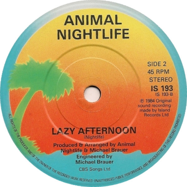 Animal Nightlife : Mr Solitaire (7", Single)