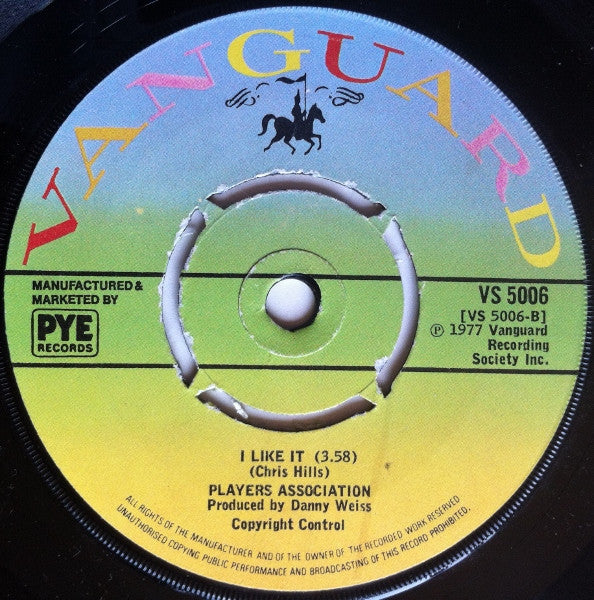 The Players Association : Disco Inferno  (7", Single)