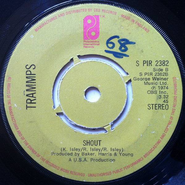 The Trammps : Where Do We Go From Here  (7", Pus)