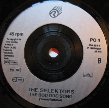 The Selektors : Soul Limbo (7", Single)