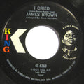 James Brown : I Cried / World Pt. 2 (7", Single)