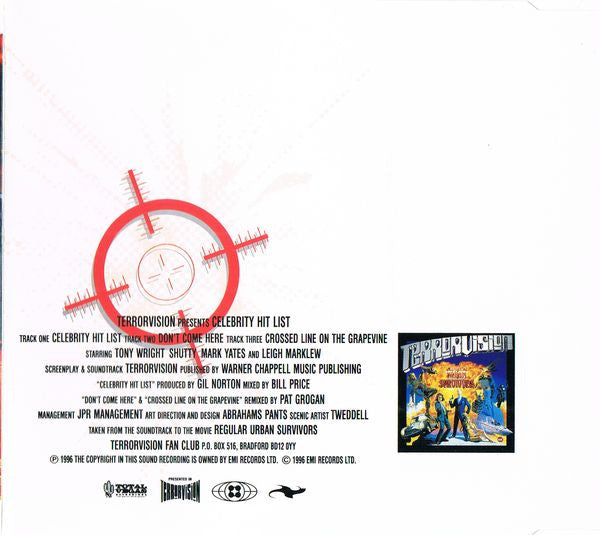 Terrorvision : Celebrity Hit List (CD, Single, CD2)