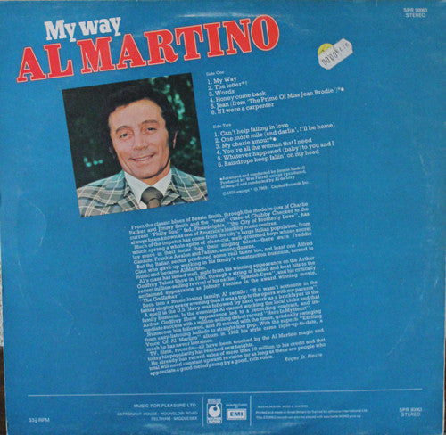 Al Martino : My Way (LP, Comp)