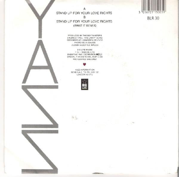 Yazz : Stand Up For Your Love Rights (7", Single)