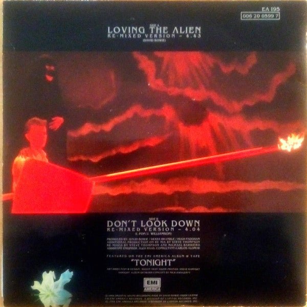 David Bowie : Loving The Alien (Re-Mixed Version) (7", Single, Gat)