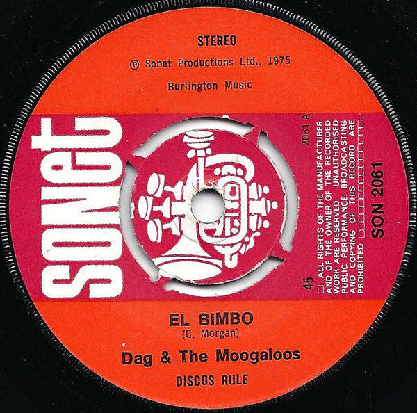 Dag & The Moogaloos : El Bimbo (7", 4 P)