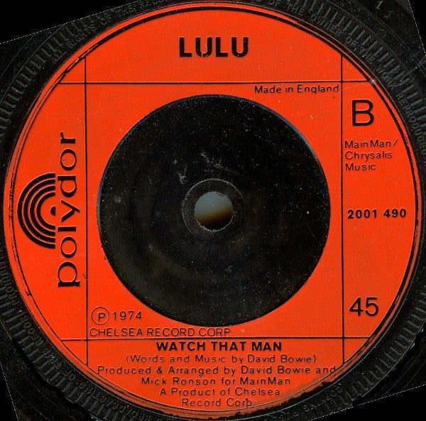 Lulu : The Man Who Sold The World (7", Single)