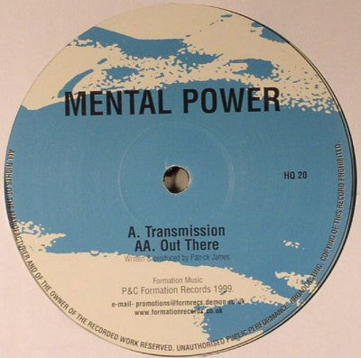 Mental Power : Transmission / Out There (12")