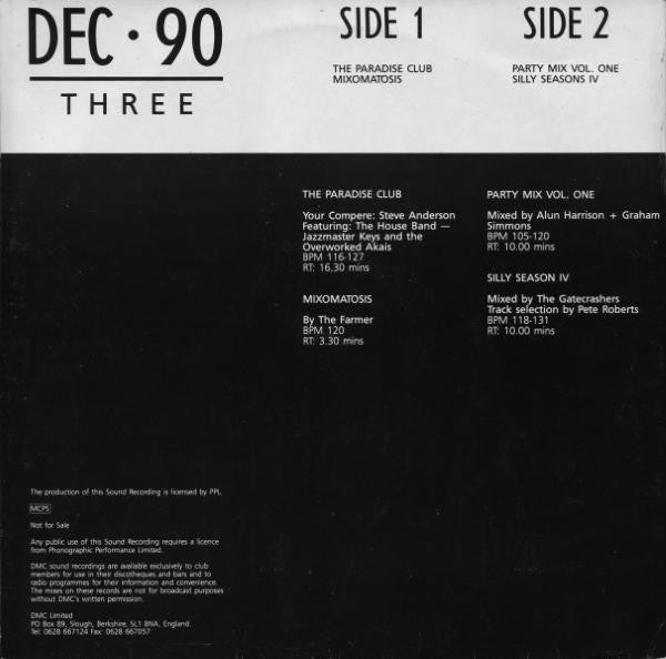 Various : December 90 - Three (12")