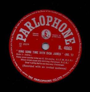 Dick James : Sing Song Time With Dick James (No. 1) (Shellac, 10")