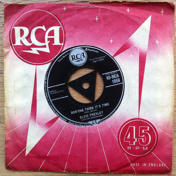 Elvis Presley With The Jordanaires : Wear My Ring Around Your Neck (7", Single)