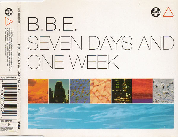 B.B.E. : Seven Days And One Week (CD, Single)