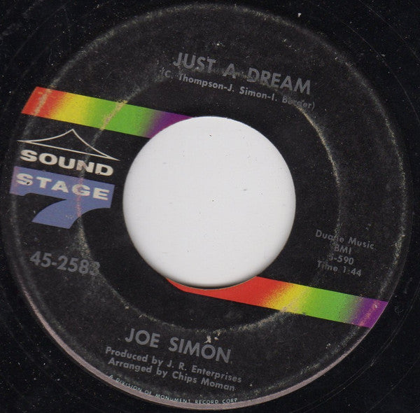 Joe Simon : Put Your Trust In Me (Depend On Me) / Just A Dream (7")