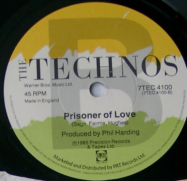 The Technos : Falling In Love Again (7", Single)
