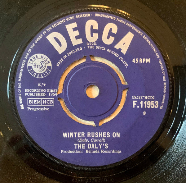 The Daly's : Without You (7", Single)