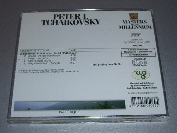 Pyotr Ilyich Tchaikovsky : Pathétique (CD)
