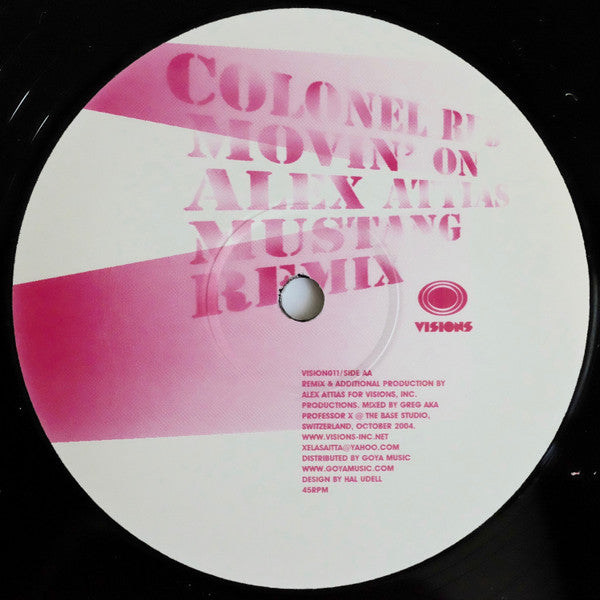 Colonel Red : Movin' On (12")