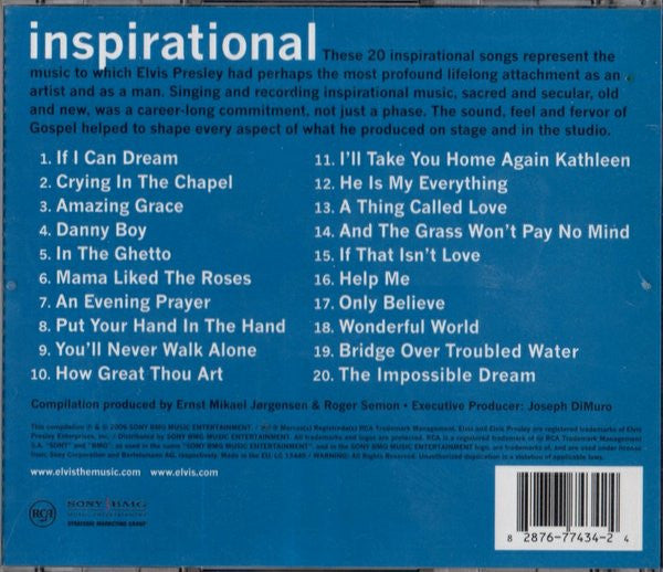 Elvis* : Inspirational (CD, Comp)