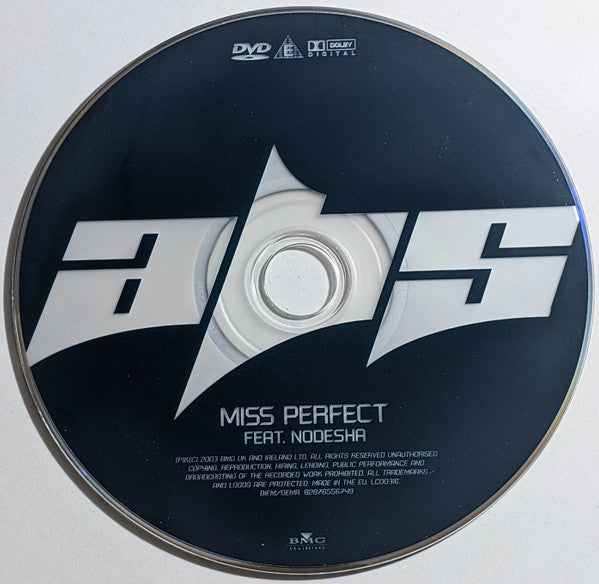 Abs (3) Feat. Nodesha : Miss Perfect (DVD, Single, PAL, Reg)