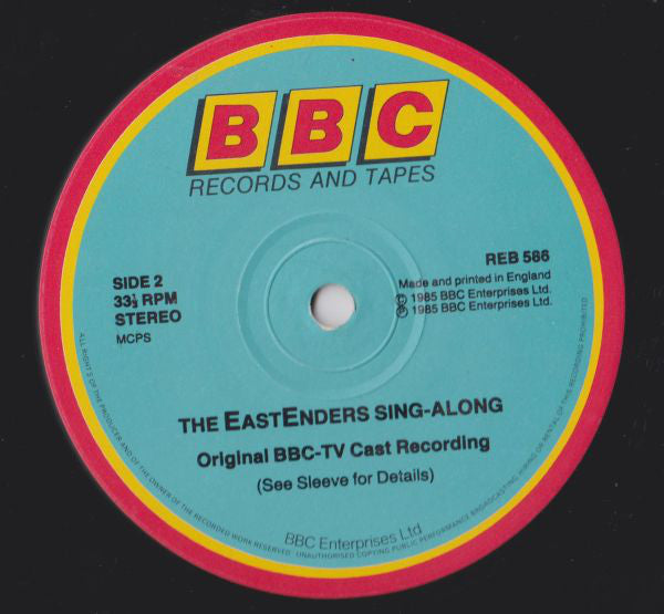The 1985 Cast Of EastEnders : EastEnders Sing-Along (LP, Album)