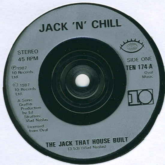 Jack 'N' Chill : The Jack That House Built (7", Single, Sil)