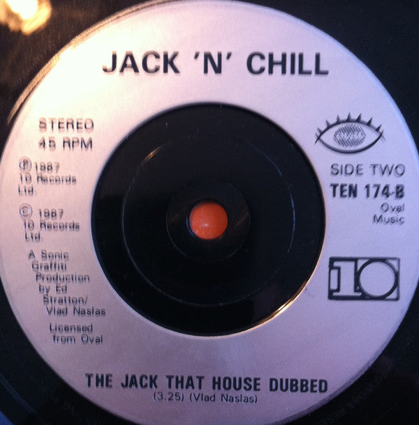 Jack 'N' Chill : The Jack That House Built (7", Single, Sil)