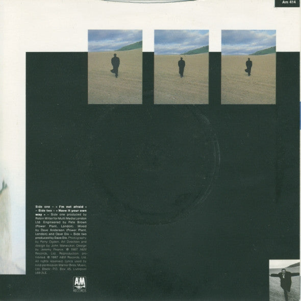 Black (2) : I'm Not Afraid (7", Single, Sil)