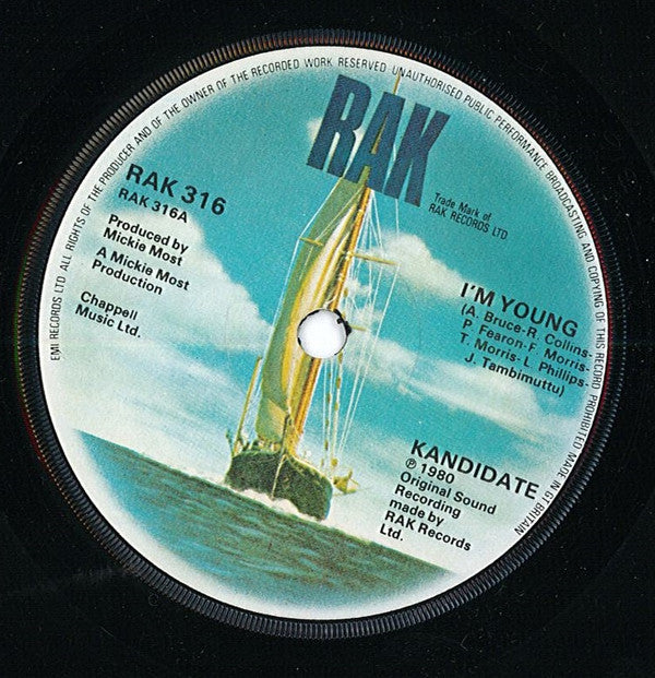 Kandidate : I'm Young (7", Sol)