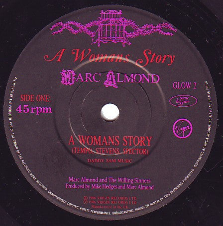 Marc Almond : A Woman's Story (7", Single)