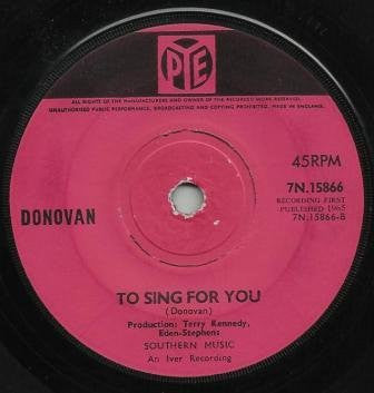 Donovan : Colours (7", Single, Sol)