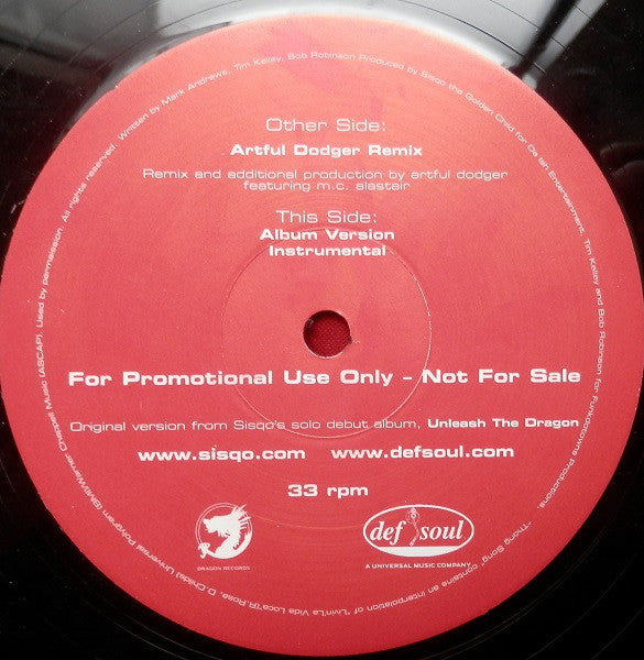 Sisqó* : Thong Song (12", Promo)