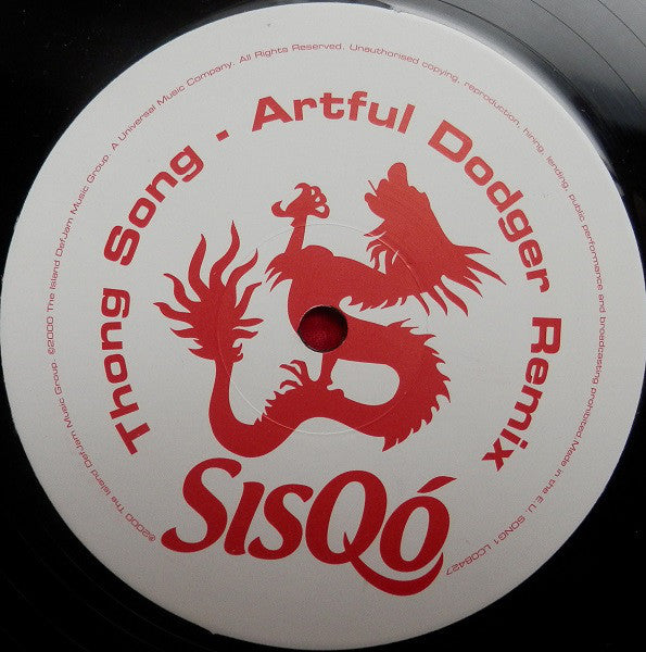 Sisqó* : Thong Song (12", Promo)